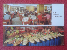 Delcampe - SPAIN POSTAL POST CARD ORGANIZACIÓN LA STRADA BAR RESTAURANTE PARRILLA LAS PALMAS DE GRAN CANARIA 1975 CANARY ISLANDS... - Gran Canaria