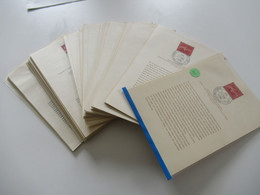 Delcampe - Berlin ETB 1956 / 58 + Zugabe Ab Nr. 1 Michel über 2500€ 2x Nr. 1 (1x BPP Geprüft) Verschiedene Stempel / Kennbuchstaben - 1er Día – FDC (hojas)