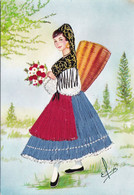 Delcampe - COSTUME FRIULI  /CP BRODEE (SOL8) - Bestickt