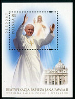 POLAND 2011 Beatification Of John Paul II Block  MNH / **.  Michel Block 197 - Nuevos