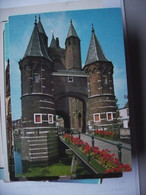 Delcampe - Nederland Holland Pays Bas Haarlem Met Bloemen Bij Amsterdamschepoort - Haarlem