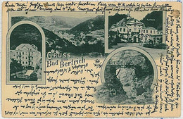 33438 -  Ansichtskarten VINTAGE POSTCARD: GERMANY -  GRUSS AUS Bad Bertrich 1899 - Bad Bertrich
