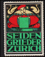 1910. SCHWEIZ.SEIDEN GRIEDER ZÜRICH. Motive Arabic Chinese Silk Seller. No Gum.  () - JF423144 - Zonder Classificatie