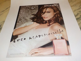 Delcampe - ANCIENNE PUBLICITE LILY ROSE DEPP PARFUM COCO MADEMOISELLE 2016 - Autres & Non Classés