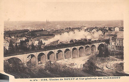 Delcampe - ROYAT( 63 ) - Le Viaduc - Vue Générale Sur Clermont Ferrand - Royat