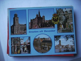 Delcampe - Nederland Holland Pays Bas Deventer Met Diverse Bezienswaardigheden - Deventer