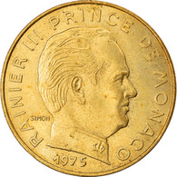 Monnaie, Monaco, Rainier III, 20 Centimes, 1975, SUP, Aluminum-Bronze - 1960-2001 Nouveaux Francs