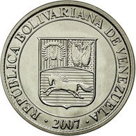 Monnaie, Venezuela, 12-1/2 Centimos, 2007, Maracay, SPL, Nickel Plated Steel - Venezuela