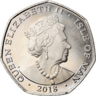 Monnaie, Isle Of Man, Couronne De Saint Édouard, 50 Pence, 2018, SPL - Île De  Man