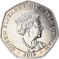 Monnaie, Isle Of Man, Slip Catch, 50 Pence, 2019, SPL, Cupro-nickel - Isla Man