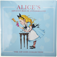Monnaie, Isle Of Man, Alice, 50 Pence, 2021, Set, FDC, Copper-nickel - Île De  Man