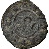 Monnaie, Italie, SICILY, Corrado I, Denier, 1250-1254, Brindisi, TB+, Billon - Sicilia