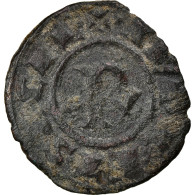 Monnaie, Italie, SICILY, Corrado I, Denier, 1250-1254, Brindisi, TB+, Billon - Sicile