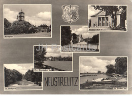 Neustrelitz - Marktplatz - Im Stadpark - Am Zierker See - Friedrich Wolf Theater - Theatre - Germany DDR - Used - Neustrelitz