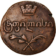 Monnaie, Géorgie, David, As Regent, Bisti, 2 Kopeks, 1810, Tiflis, TB+, Cuivre - Georgia
