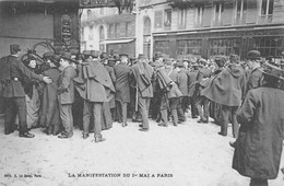 CPA 75 PARIS LA MANIFESTATION DU 1ER MAI A PARIS - Other & Unclassified