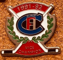 HOCKEY SUR GLACE - ICE - HC FRIBOURG GOTTERON - VICE CHAMPION SUISSE 1991 / 92 - SCHWEIZ - SVIZZERA - CANNES -   (27) - Winter Sports