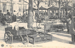 CPA 75 PARIS UN COIN DU MARCHE AUX OISEAUX - Altri & Non Classificati