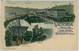 Delcampe - 33414 -  Ansichtskarten VINTAGE POSTCARD: GERMANY -  Bingen Am Rhein  HOTEL VICTORIA - Bingen