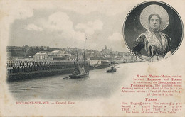 Ship Between Boulogne And Folkestone London Paris With Fares Printed . Boulonaise Femme - Ferries