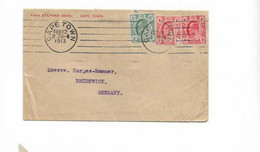 Brief Nach Bruinswick 1913 - Transvaal (1870-1909)