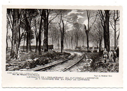 Delcampe - Histoire--Emplacement Où Fut Conclu L'Armistice Le 11 Novembre 1918..(aquarelle)....cachet Au Verso.......à Savoir - Geschichte