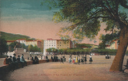 Delcampe - CPA FRANCE  20 Haute Corse  Corse Ajaccio No.104 La Place Du Diamant Animation L.L. CORSE Corsica  EDIT LEVY NEURDIN - Ajaccio