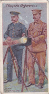 Army Life, Players Cigarette Card 1910, Original Antique Card, Military, 12 Lamp Signalling - Player's