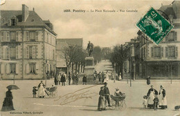 Pontivy * La Place Nationale * Vue Générale * Landau * Grand Café - Pontivy