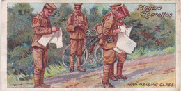 Army Life, Players Cigarette Card 1910, Original Antique Card, Military, 13 Map Reading - Player's