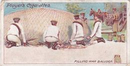 Army Life, Players Cigarette Card 1910, Original Antique Card, Military, 20 Filling War Balloons - Player's