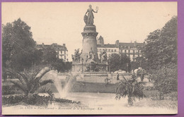 Delcampe - LYON - Place Carnot - Monument De La République (animation) - Circulé 1915 - Lyon 2