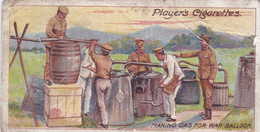 Army Life, Players Cigarette Card 1910, Original Antique Card, Military, 19 Gas For War Balloons - Player's