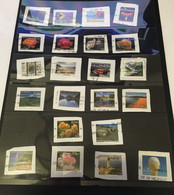 (stamp 20-7-2021)  New Zealand (on Paper) Private Post Selection Of 22 Used Stamps - Gebraucht