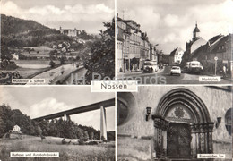 Nossen - Muldental - Marktplatz - Bus - Huthaus Und Autobahnbrucke - Romanisches Tor - Germany - Used - Nossen