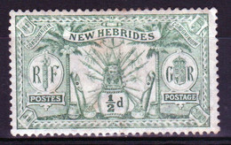 New Hebrides 1911 Single ½d Definitive Stamp In Mounted Mint Condition. - Nuevos