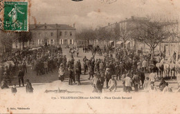 Villefranche Sur Saone Place Claude Bernard Marché Aux Chevaux - V - Foires