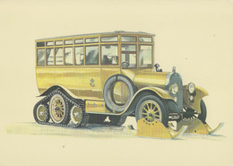 Delcampe - Cartolina Il Primo Autopostale, Uno Scania-vabis Del 1923, Attrezzato Per La Guida Invernale - Non Viaggiata - Busse & Reisebusse