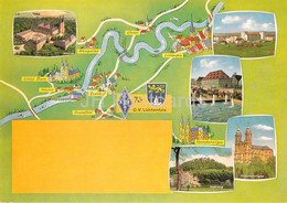 Delcampe - Lichtenfels - Bayern - Map - QSL Card - Germany - Unused - Lichtenfels