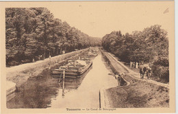 Delcampe - Péniche à Tonnerre (89 - Yonne) Le Canal De Bourgogne - B - Hausboote