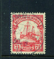 GERMAN EAST AFRICA  -  1905-20 Yacht Definitive 71/2h Used As Scan - Colonia: Africa Oriental