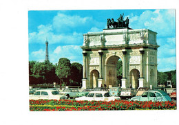 Delcampe - Cpm - 75 - PARIS - Jardin Du Louvre - Voiture 2 CV CITROEN - Volkswagen Karmann - 403 - Renault 4L -  Guy 5251 - Louvre