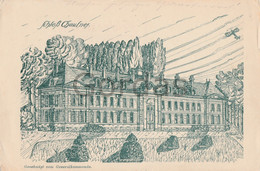 Delcampe - France - Schloss Chaulnes - Chateau - Feldpost - Genehmigt Vom Generalkommando - Chaulnes