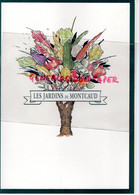 Delcampe - 30- BAGNOLS SUE CEZE- RARE MENU LES JARDINS DE MONTCAUD CHATEAU-HAMEAU DE COMBE SABRAN- HUYNDAI 14 AVRIL 2000 - Menu