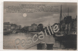 Delcampe - 29 FINISTERE - CP LEGENDE DE LA LUNE DE LANDERNEAU - DESMOULINS EDIT. LANDERNEAU N° 7 - CIRCULEE FM EN 1915 - Landerneau