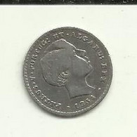 100 Réis 1854 D. Pedro V Portugal Silver - Portugal