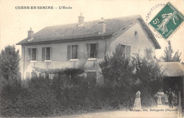 CPA 74 CHENE EN SEMINE L'ECOLE HAUTE SAVOIE - Other & Unclassified