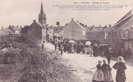 Delcampe - 56 -ARZON- ENTREE DU BOURG - SORTIE DE LA GRAND'MESSE  (lot Pat 158 ) - Arzon
