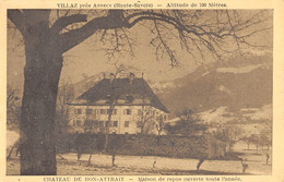 CPA 74 VILLAZ PRES ANNECY CHATEAU DE BON ATTRAIT MAISON DE REPOS - Sonstige & Ohne Zuordnung