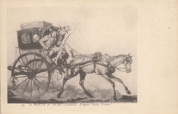 Delcampe - 92 LA ROUTE DE SAINT CLOUD  D'APRES CARLE VERNET - Saint Cloud